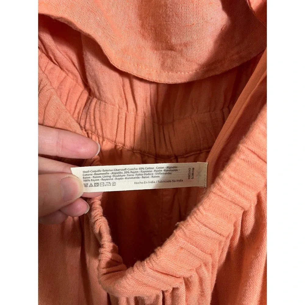 FREE PEOPLE Two-Timin' Coral Wide Leg Jumpsuit‎